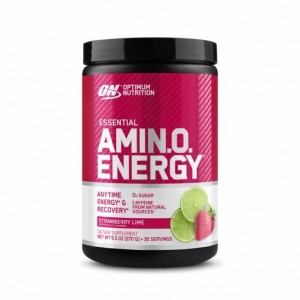 Optimum Nutrition ESSENTIAL AMIN.O. ENERGY® Strawberry Lime 0.6 lb (30 Servings) | 3561JWCQA