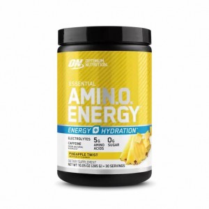 Optimum Nutrition Essential AMIN.O. ENERGY + Electrolytes Pineapple Twist 0.63 lb (30 Servings) | 7246QDPNA