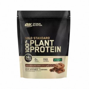 Optimum Nutrition GOLD STANDARD® 100% Plant Rich Chocolate Fudge 1.06 lb (12 Servings) | 8126KJBDR