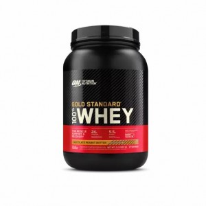 Optimum Nutrition GOLD STANDARD 100% WHEY™ Chocolate Peanut Butter 2 lb (27 Servings) | 7413KYFOA