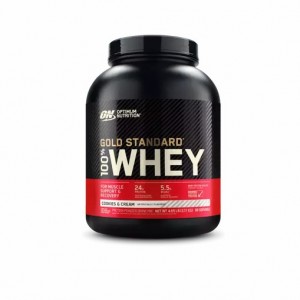 Optimum Nutrition GOLD STANDARD 100% WHEY™ Cookies & Cream 5 lb (68 Servings) | 8621YQWFD