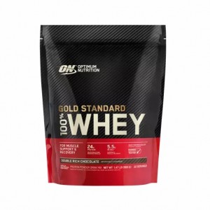 Optimum Nutrition GOLD STANDARD 100% WHEY™ Double Rich Chocolate 1.5 lb (22 Servings) | 8207OZFBU