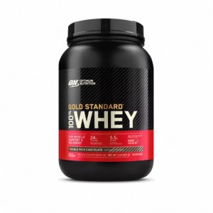 Optimum Nutrition GOLD STANDARD 100% WHEY™ Double Rich Chocolate 2 lb (29 Servings) | 5437WSYEK