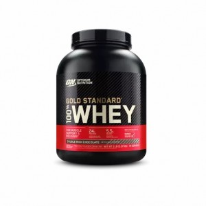 Optimum Nutrition GOLD STANDARD 100% WHEY™ Double Rich Chocolate 5 lb (74 Servings) | 4193OWNVT