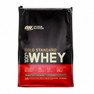 Optimum Nutrition GOLD STANDARD 100% WHEY™ Double Rich Chocolate 10 lb (149 Servings) | 0517VTCDG