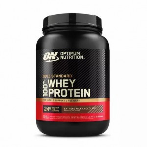 Optimum Nutrition GOLD STANDARD 100% WHEY™ Extreme Milk Chocolate 1.5 lb (22 Servings) | 8147IMNCE