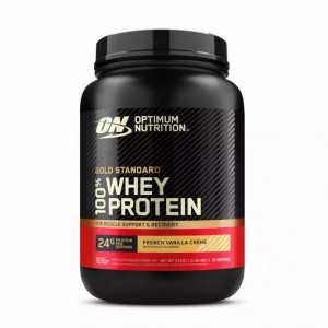 Optimum Nutrition GOLD STANDARD 100% WHEY™ French Vanilla Creme 1.5 lb (22 Servings) | 1290MLNBJ