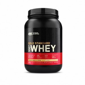 Optimum Nutrition GOLD STANDARD 100% WHEY™ French Vanilla Creme 2 lb (29 Servings) | 7523SVZGY