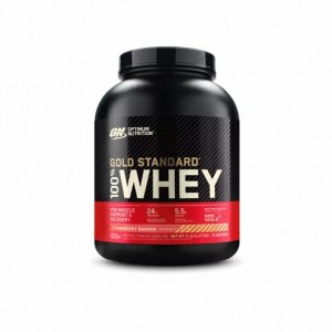 Optimum Nutrition GOLD STANDARD 100% WHEY™ Strawberry Banana 5 lb (75 Servings) | 6013KHOBC