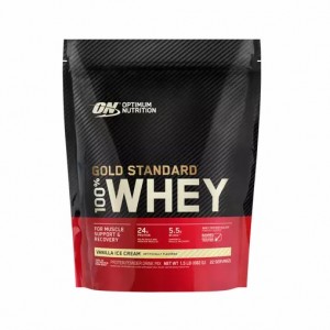 Optimum Nutrition GOLD STANDARD 100% WHEY™ Vanilla Ice Cream 1.5 lb (22 Servings) | 2460HCSXI