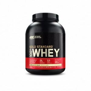 Optimum Nutrition GOLD STANDARD 100% WHEY™ Vanilla Ice Cream 4 lb (58 Servings) | 2364RNKOM