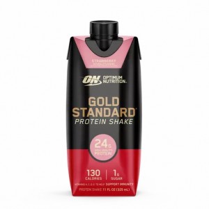 Optimum Nutrition GOLD STANDARD® Ready To Drink Protein Shake *new* Strawberry 12 Cartons (12 Servings) | 9765XCMDL