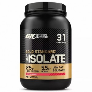 Optimum Nutrition Gold Standard 100% Isolate Strawberry 930 grams (31 Servings) | 6903OWBSI