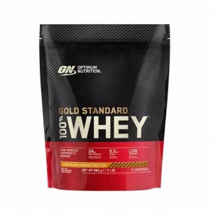 Optimum Nutrition Gold Standard 100% Whey Protein Powder Chocolate Peanut Butter 480 grams (15 Servings) | 2837NBVSW