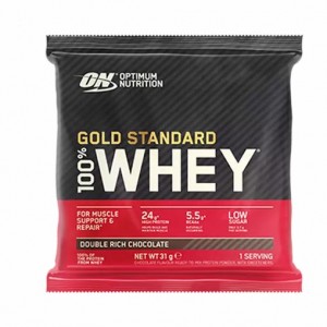 Optimum Nutrition Gold Standard 100% Whey Powder Sachets Double Rich Chocolate 1 sachet (31 grams) | 3178CZTMX