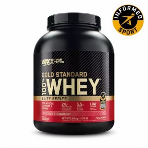 Optimum Nutrition Gold Standard 100% Whey - Elite Series Delicious Strawberry 2.27 kg | 9635NFLWT