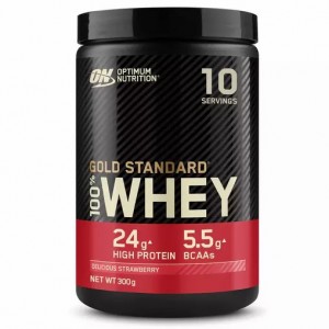 Optimum Nutrition Gold Standard 100% Whey Protein Powder Delicious Strawberry 300 grams (10 Servings) | 7480GZWJU