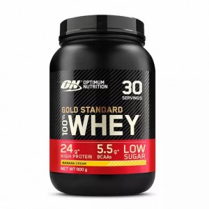 Optimum Nutrition Gold Standard 100% Whey Protein Powder Banana Cream 900 grams (30 Servings) | 4173PFWVJ