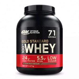 Optimum Nutrition Gold Standard 100% Whey Protein Powder Extreme Milk Chocolate 2.27 kg (71 Servings) | 5809AKROV