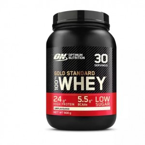 Optimum Nutrition Gold Standard 100% Whey Protein Powder Unflavoured 900 grams (30 Servings) | 1956AYSMQ