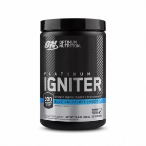 Optimum Nutrition Platinum Igniter Blue Raspberry Freeze 0.84 lb (20 Servings) | 7198IUNJM