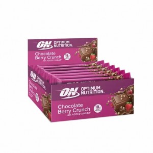 Optimum Nutrition Protein Bar Chocolate Berry Crunch 720 grams (12 Bars) | 3924SKOME