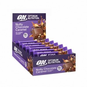 Optimum Nutrition Protein Bar Nutty Chocolate Caramel 700 grams (10 Bars) | 9302ZRLFV