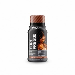 Optimum Nutrition Pure Pre 200 Pre-Workout Shot Cola 60ml (12 shots) | 9281MNQVS