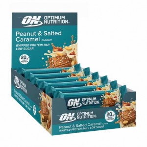 Optimum Nutrition Whipped Protein Bar Peanut And Salted Caramel 600 grams (10 Bars) | 4638JQLKE