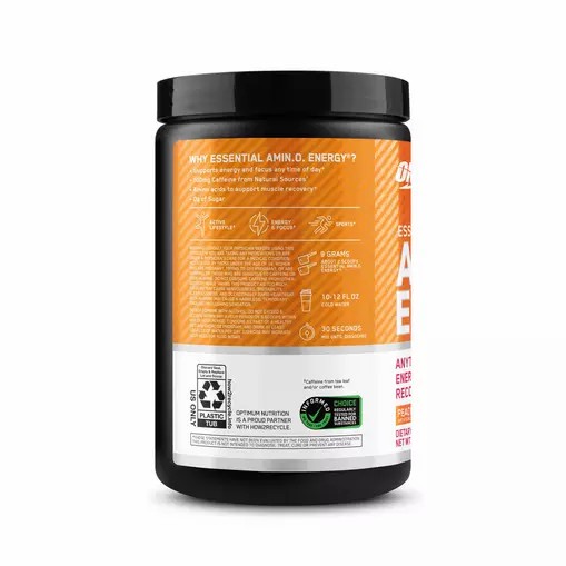 Optimum Nutrition ESSENTIAL AMIN.O. ENERGY® *new* Peach Mango Tango - Notify Me 0.6 lb - Notify me | 4630FKPJU