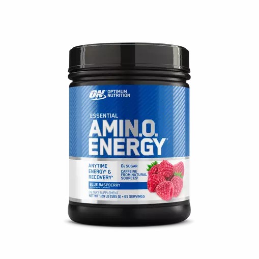 Optimum Nutrition ESSENTIAL AMIN.O. ENERGY® Blue Raspberry 1.29 lb (65 Servings) | 0827IKNMV