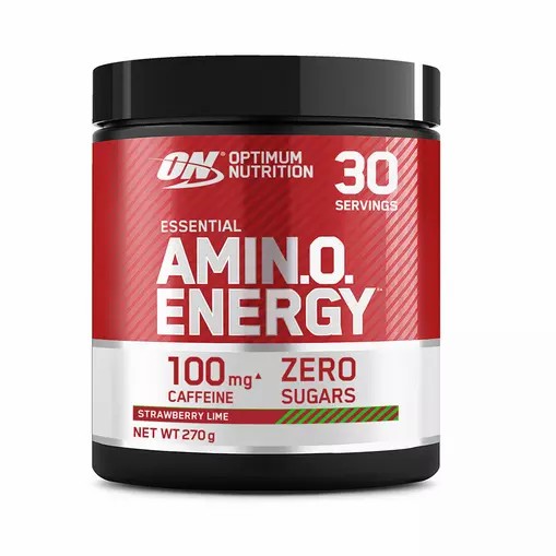 Optimum Nutrition Essential AMIN.O. Energy Strawberry Lime 270 grams (30 Servings) | 9051FJGMO