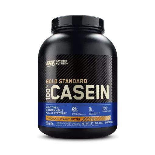 Optimum Nutrition GOLD STANDARD® 100% Casein Chocolate Peanut Butter 4 lb (53 Servings) | 3824OGTES