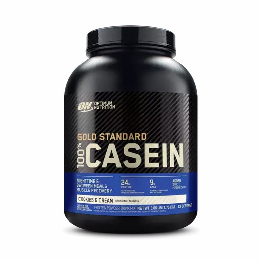 Optimum Nutrition GOLD STANDARD® 100% Casein Cookies & Cream 4 lb (53 Servings) | 5819FXMBJ