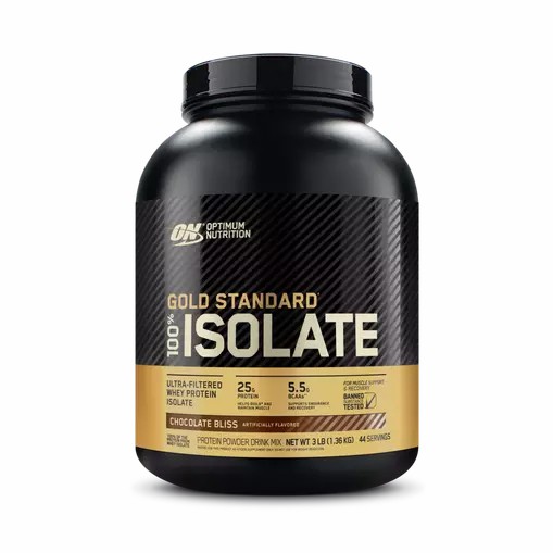 Optimum Nutrition GOLD STANDARD® 100% Isolate Chocolate Bliss 3 lb (44 Servings) | 3724YDZSI