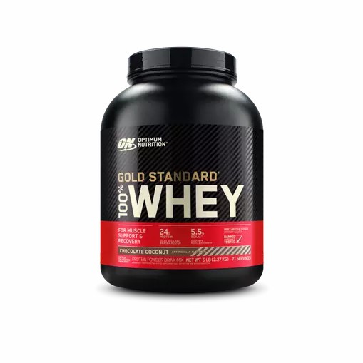 Optimum Nutrition GOLD STANDARD 100% WHEY™ Chocolate Coconut 5 lb (71 Servings) | 4318NVJHF