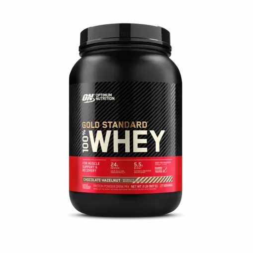 Optimum Nutrition GOLD STANDARD 100% WHEY™ Chocolate Hazelnut 2 lb (27 Servings) | 4712OIDKB