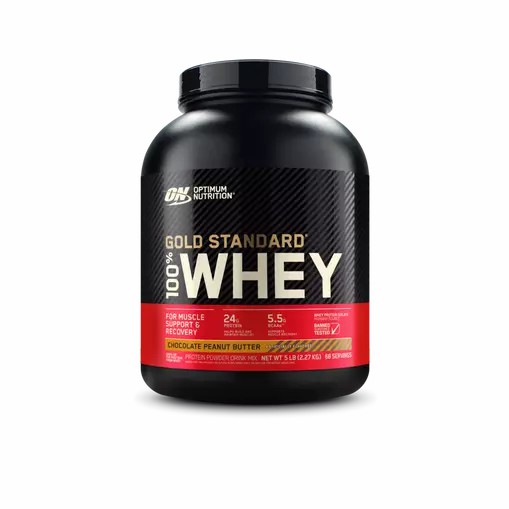 Optimum Nutrition GOLD STANDARD 100% WHEY™ Chocolate Peanut Butter 5 lb (68 Servings) | 3716RVWSF