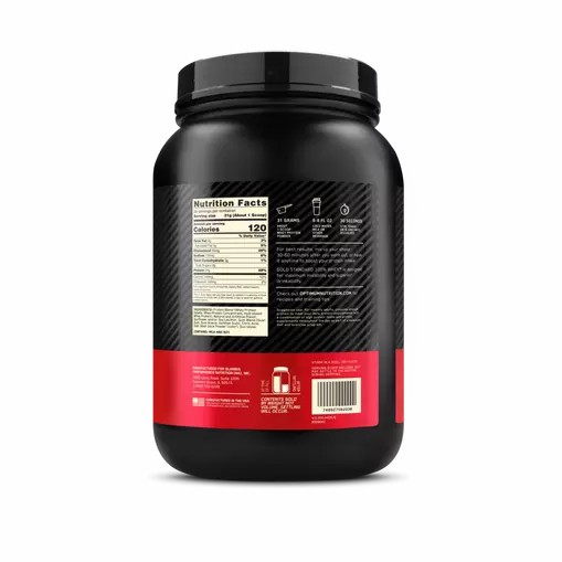 Optimum Nutrition GOLD STANDARD 100% WHEY™ Strawberries & Cream 2 lb (29 Servings) | 5360OVARH