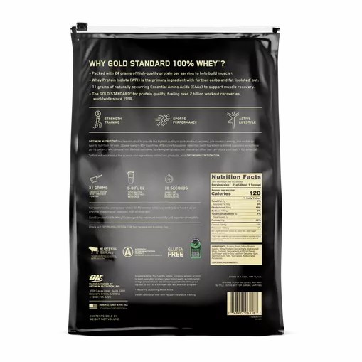 Optimum Nutrition GOLD STANDARD 100% WHEY™ Vanilla Ice Cream 10 lb - Notify me | 3420MQAEC