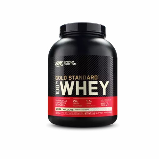 Optimum Nutrition GOLD STANDARD 100% WHEY™ White Chocolate 5 lb (73 Servings) | 4591EBKXI