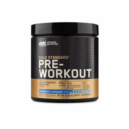 Optimum Nutrition GOLD STANDARD® Pre-Workout Blueberry Lemonade 0.66 lb (30 Servings) | 1049UBGOD