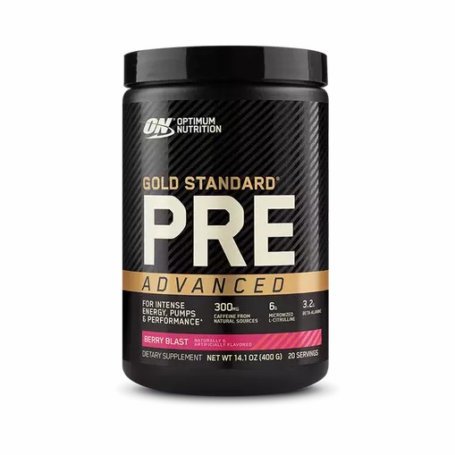 Optimum Nutrition GOLD STANDARD® Pre Advanced Berry Blast 0.88 lb (20 Servings) | 9267TSBHN