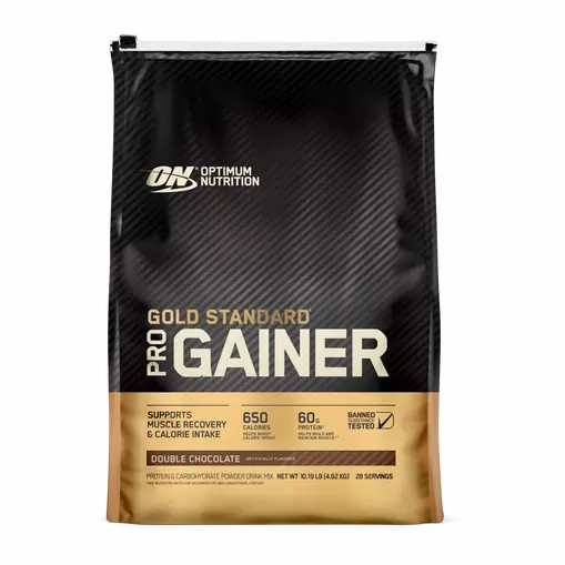 Optimum Nutrition GOLD STANDARD® Pro Gainer Double Chocolate 10.19 lb (28 Servings) | 4729TCJPG