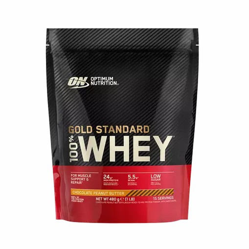 Optimum Nutrition Gold Standard 100% Whey Protein Powder Chocolate Peanut Butter 480 grams (15 Servings) | 2837NBVSW