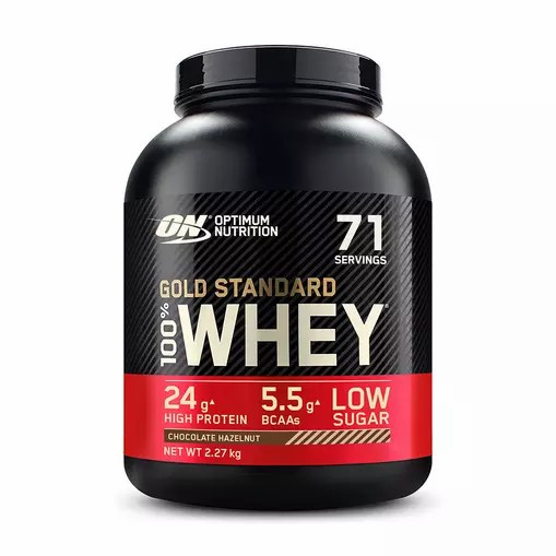 Optimum Nutrition Gold Standard 100% Whey Protein Powder Chocolate Hazelnut 2.27 kg (71 Servings) | 7946RVBST