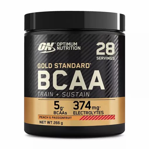 Optimum Nutrition Gold Standard BCAA Train + Sustain Peach & Passion Fruit 266 grams (28 Servings) | 4051YBTLM