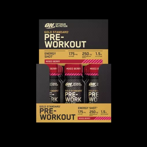 Optimum Nutrition Gold Standard Pre-Workout Shot Mixed Berry 720 ml (12 pieces) | 7423GVNBA