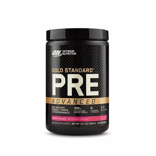 Optimum Nutrition Gold Standard Pre Advanced Berry Blast 20 Serves | 4752XDWOV