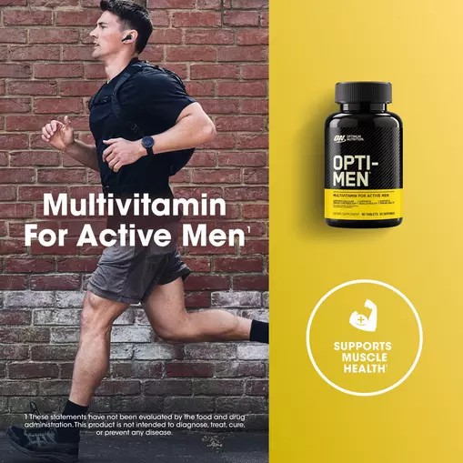 Optimum Nutrition OPTI-MEN® Multivitamin Tablets 90 Tablets (30 Servings) | 8703PXMFY